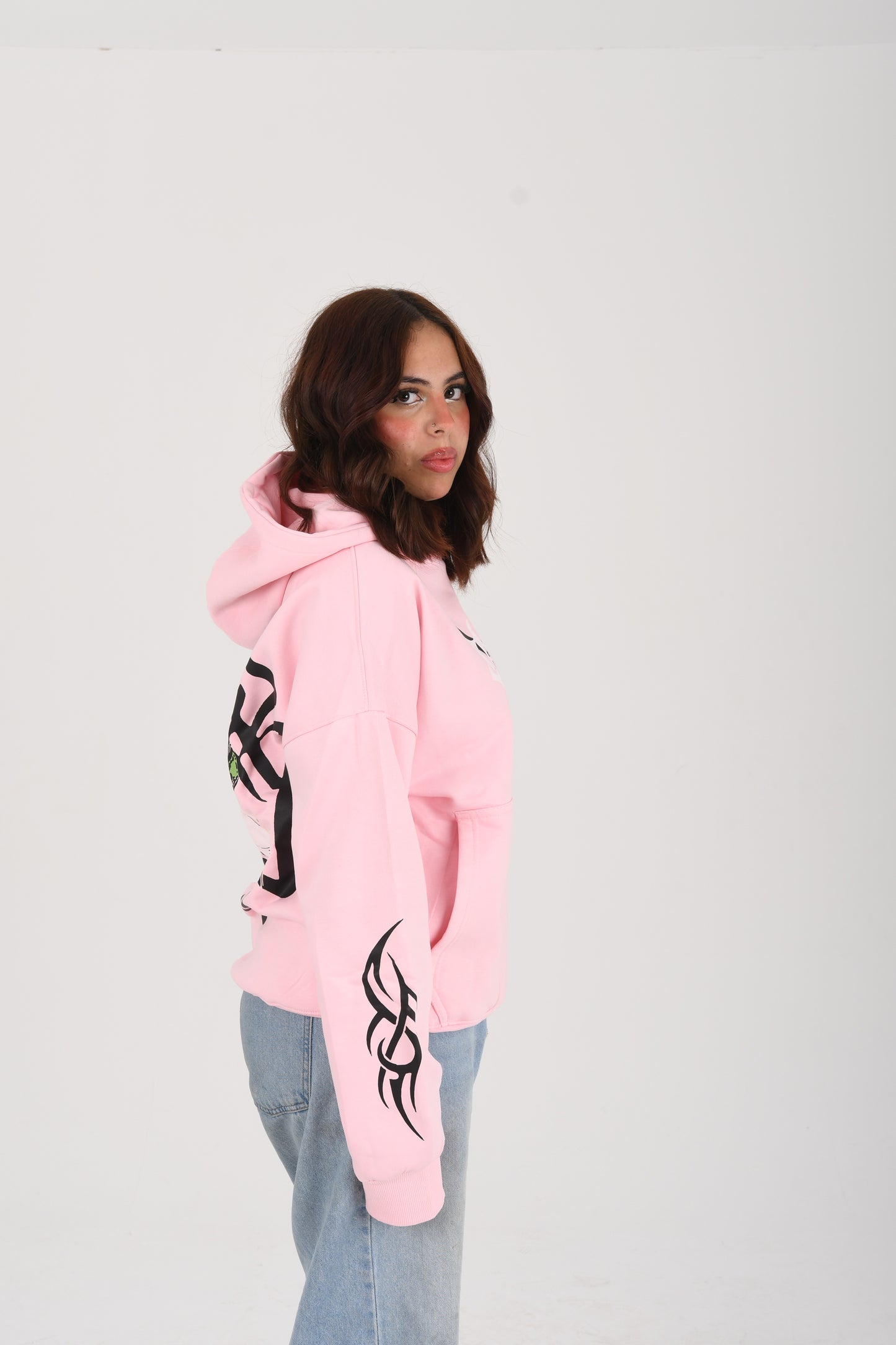 PREMIUM MIXED PINK HOODIE