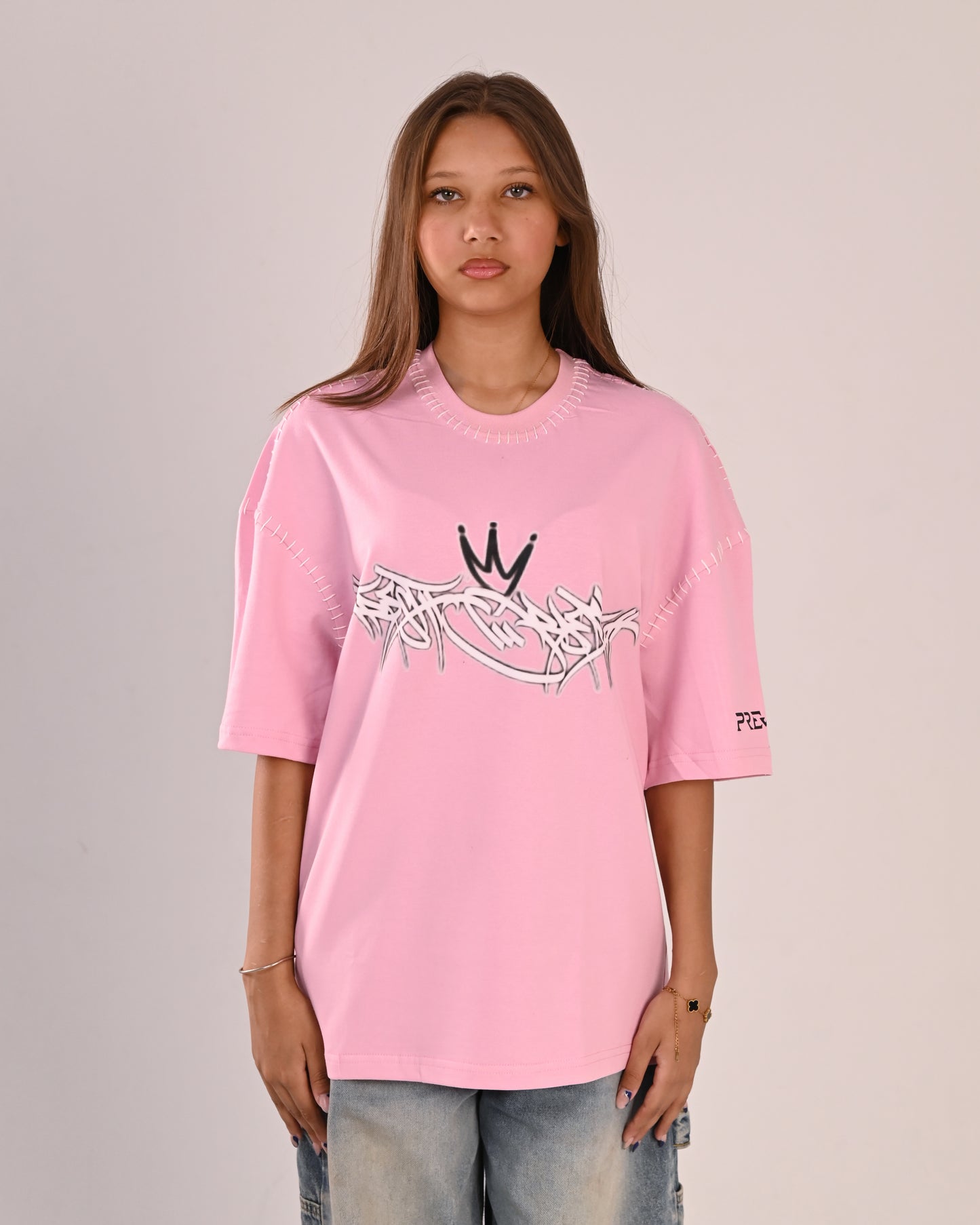 STITCHED PINK T-shirt