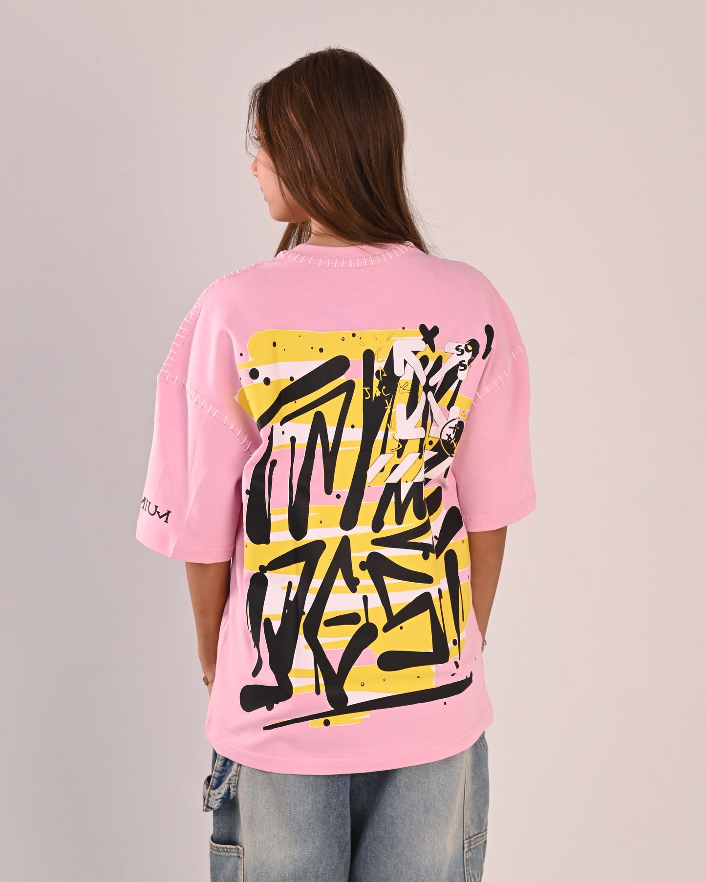 STITCHED PINK T-shirt